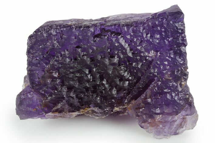 Dark Purple Fluorite Crystal - Cave-in-Rock, Illinois #347826